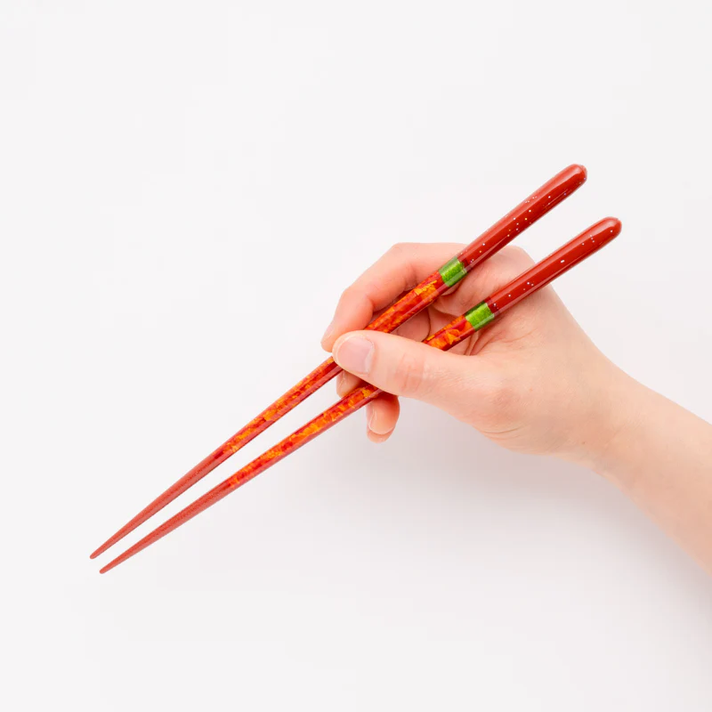 Chopstick Pair (Yozora & Akatsuki) Paulownia Gift Box w/ Chopstick Holder - Image 6