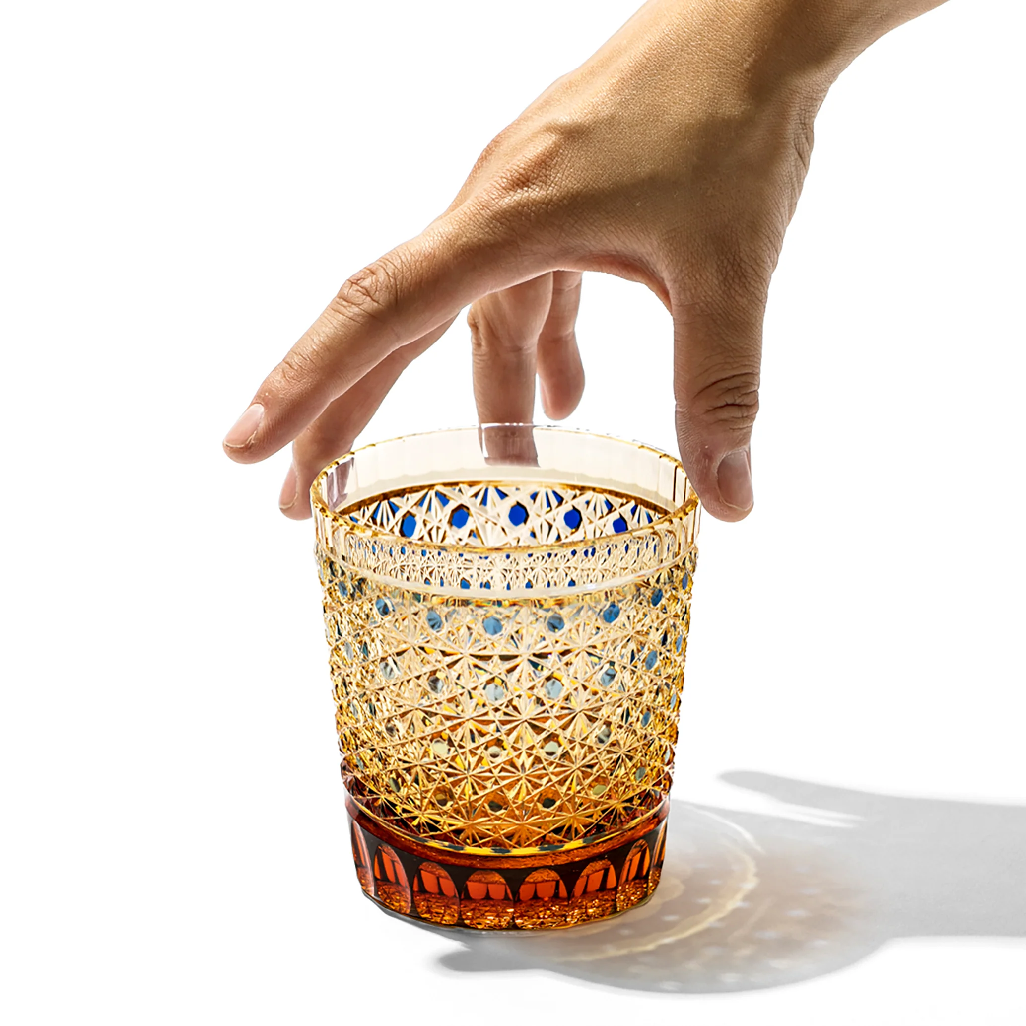 Edo Kiriko Kagome Whiskey Glass - Image 10