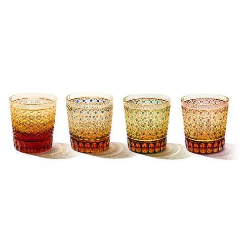 Edo Kiriko Kagome Whiskey Glass - Image 14