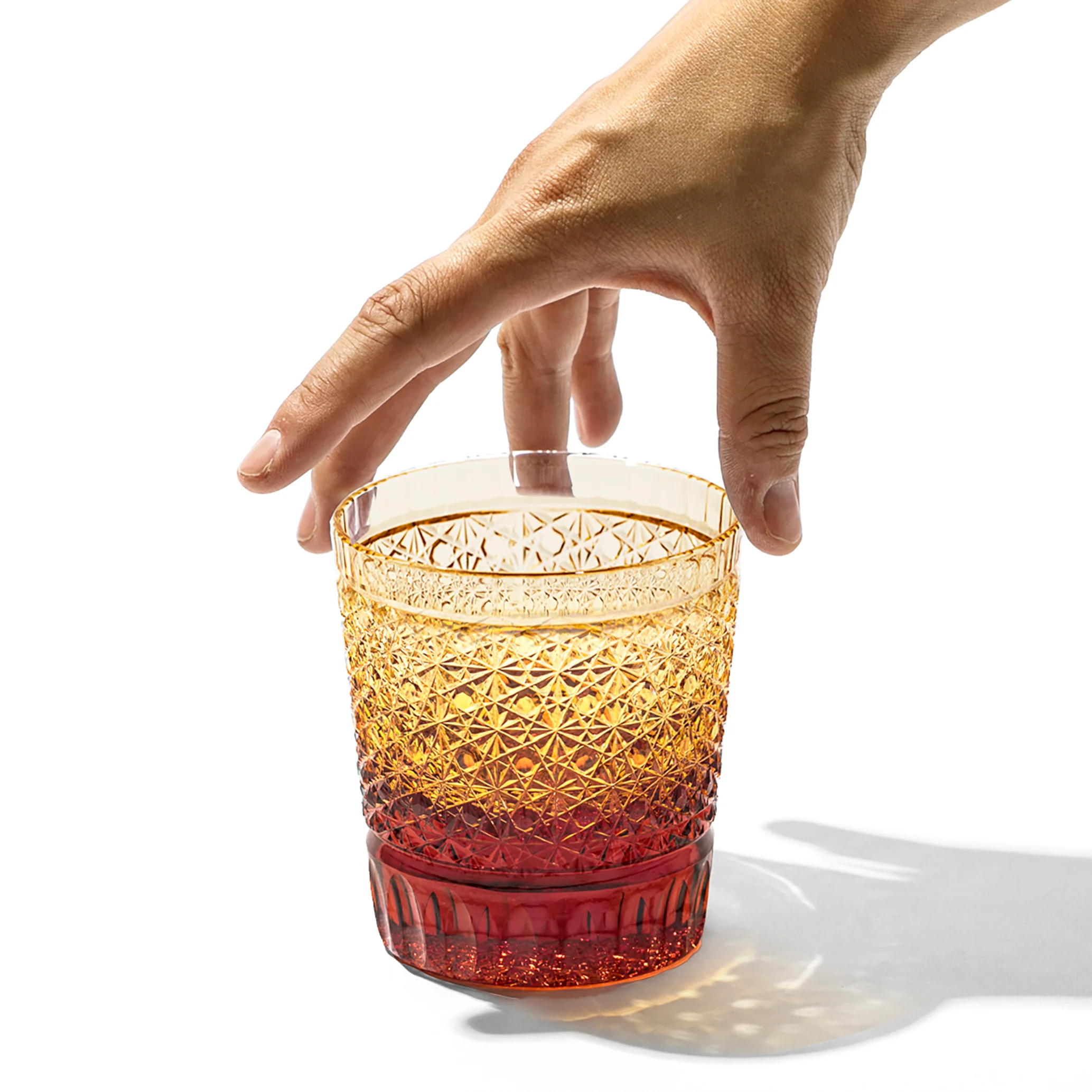 Edo Kiriko Kagome Whiskey Glass - Image 3