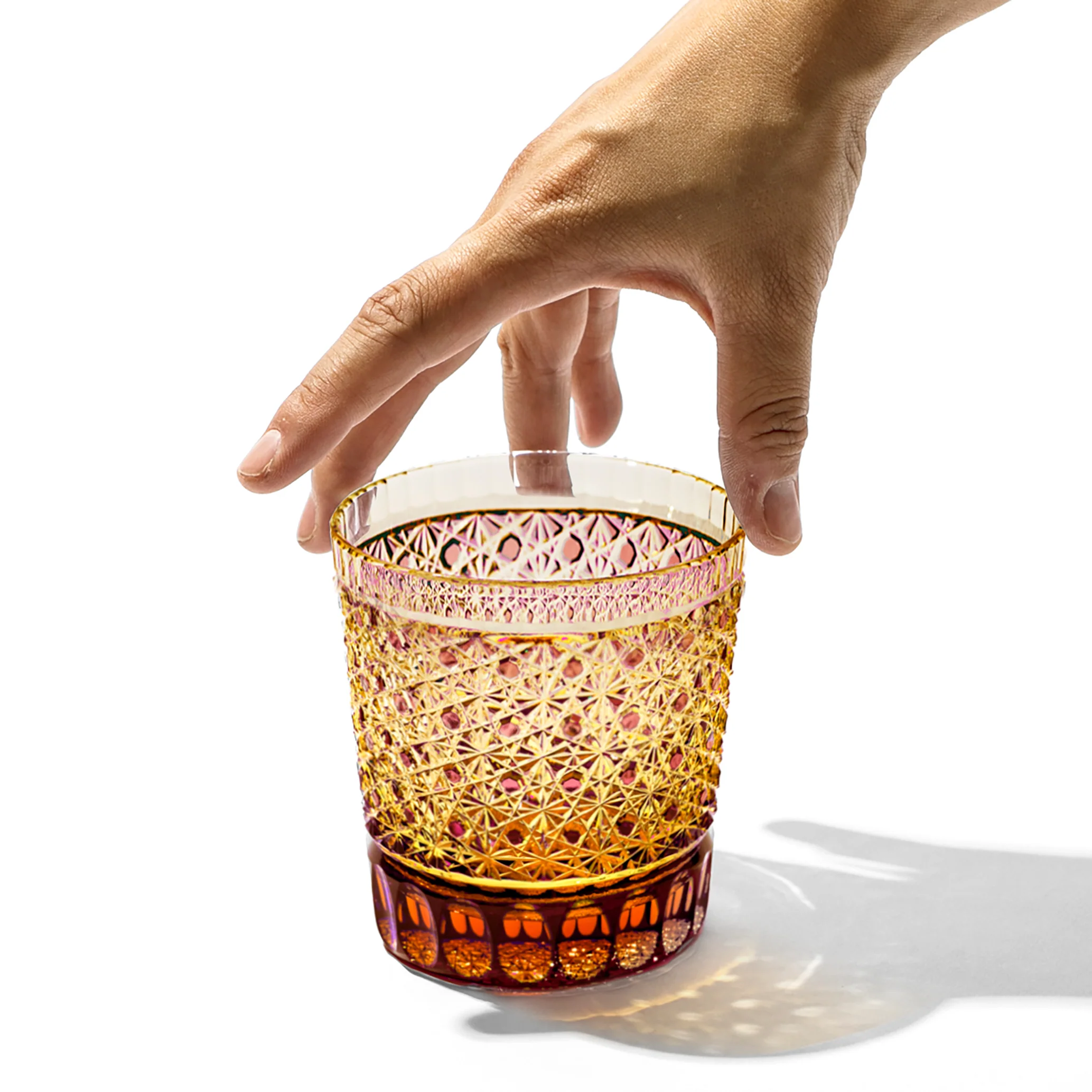 Edo Kiriko Kagome Whiskey Glass - Image 7