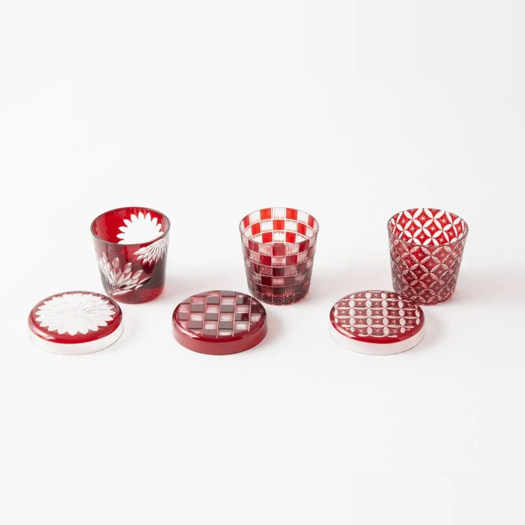 Edo Kiriko Lidded Glass - Image 10