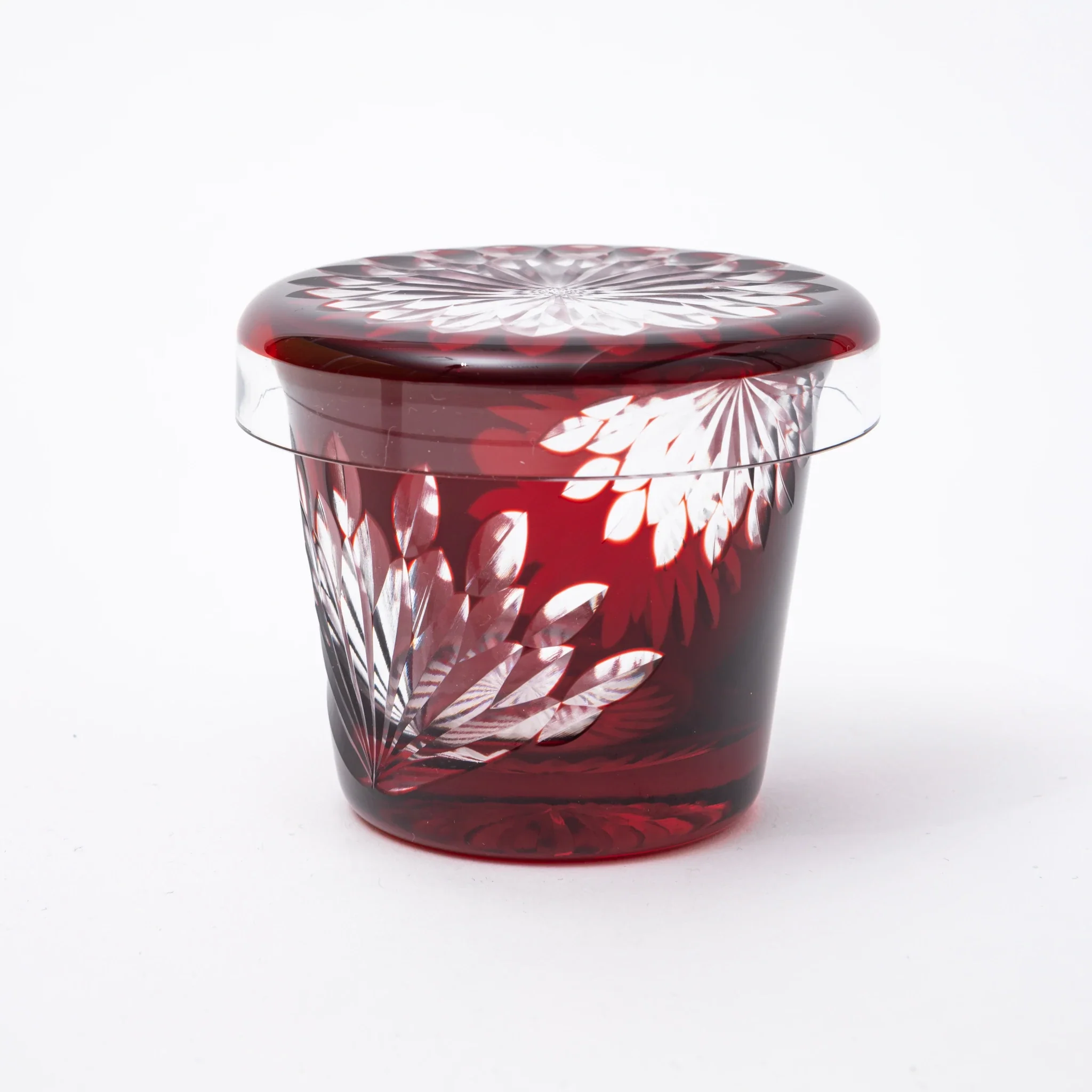Edo Kiriko Lidded Glass - Image 9