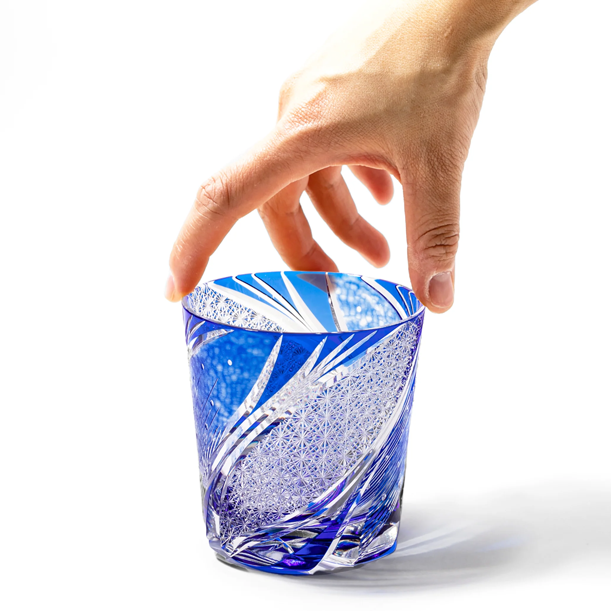 Edo Kiriko Meteor Whiskey Glass - Image 3