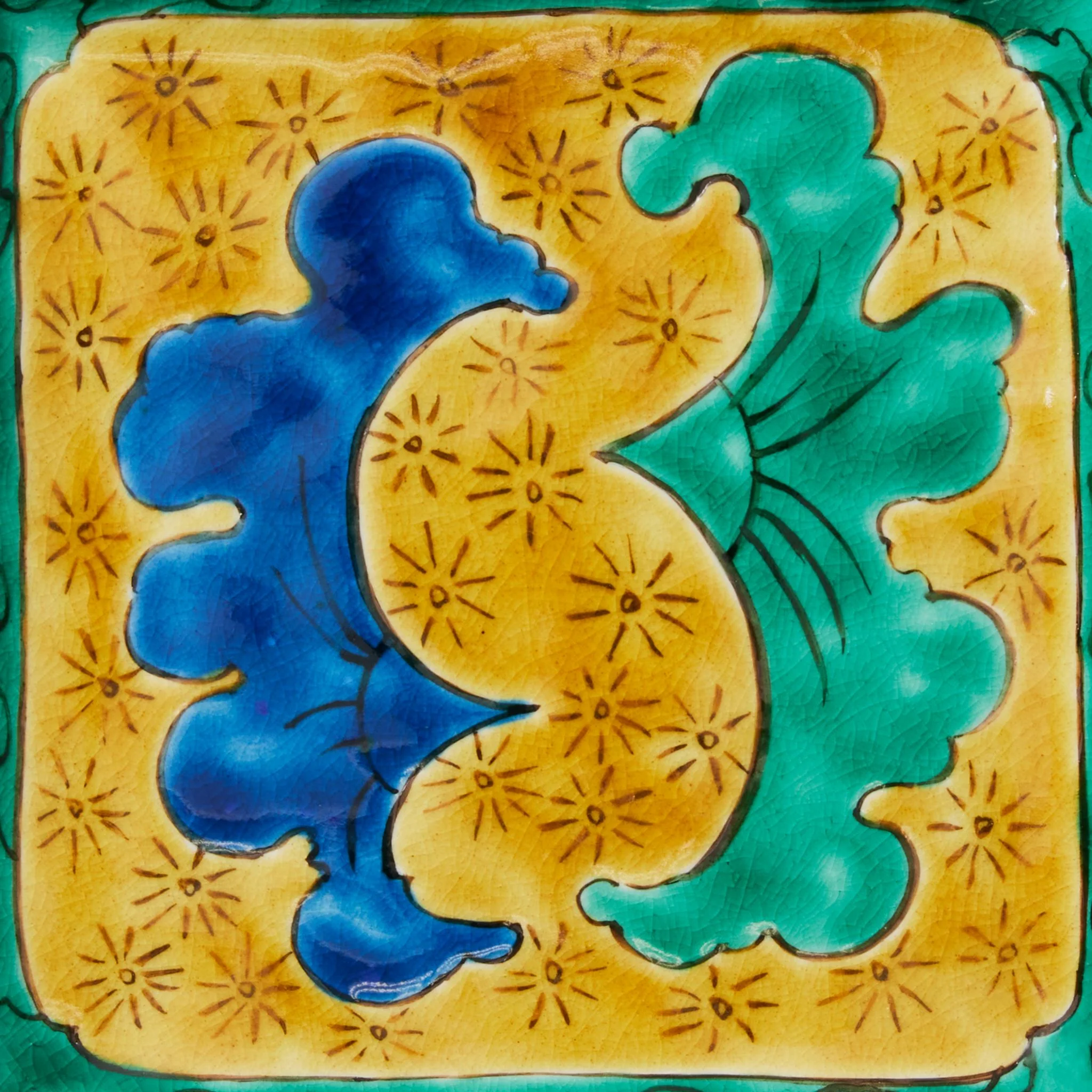 Ginko Patterned Square Plate - Image 4