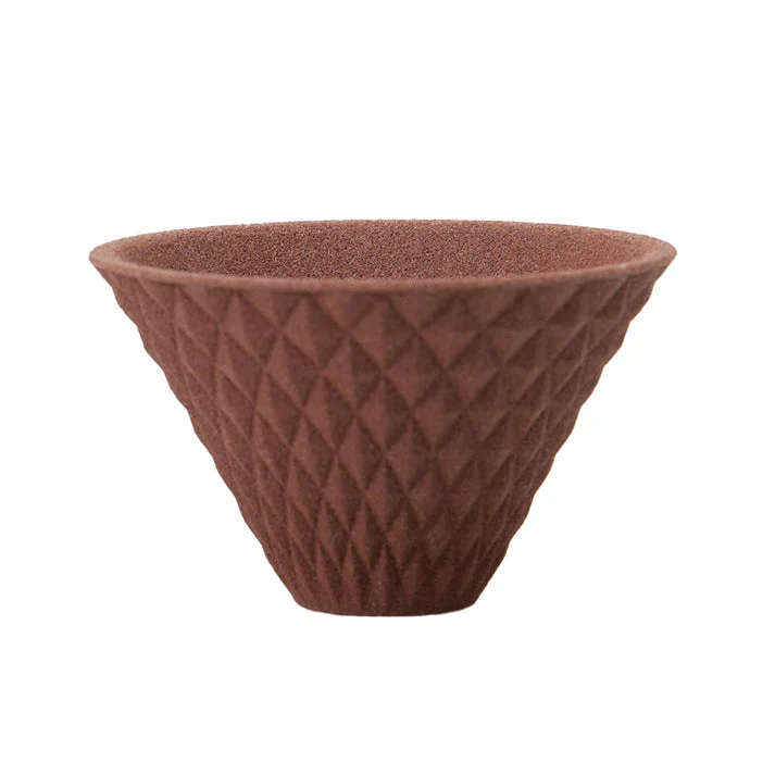 Hasami Ware ekubo One-Drip Ceramic Coffee Filter Brown - Image 4