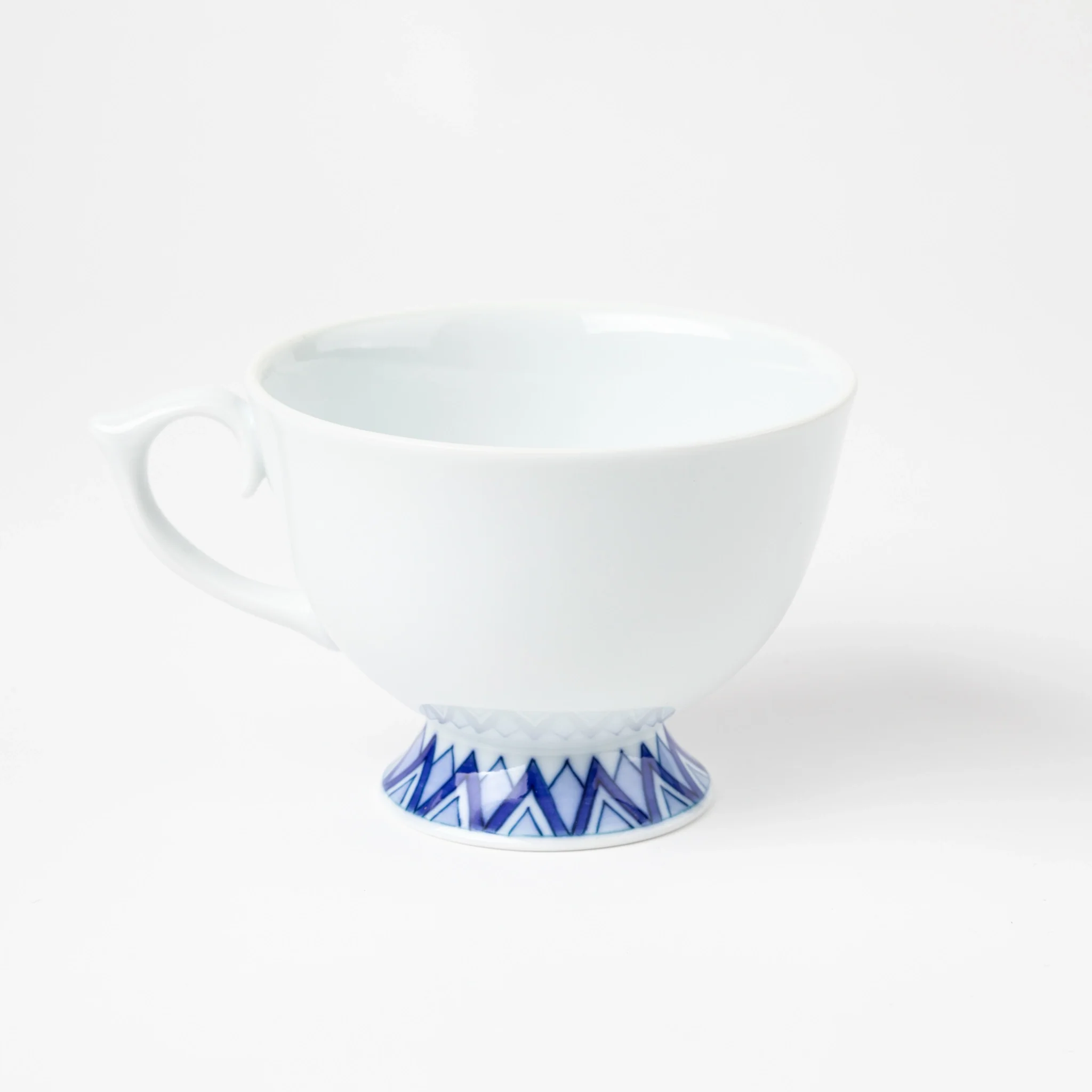 Iro-Nabeshima Glazed Porcelain Pomegranate Coffee Cup and Saucer Set - Image 4