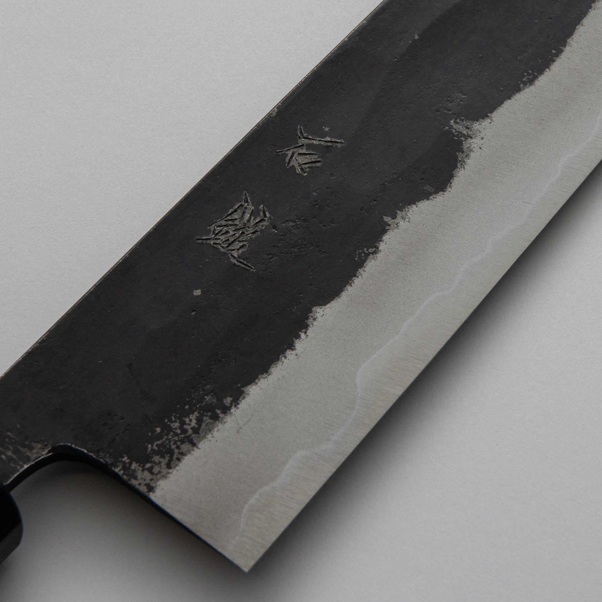 Ishizuchi Blue Super Steel Kiritsuke Knife Walnut Handle - Image 3