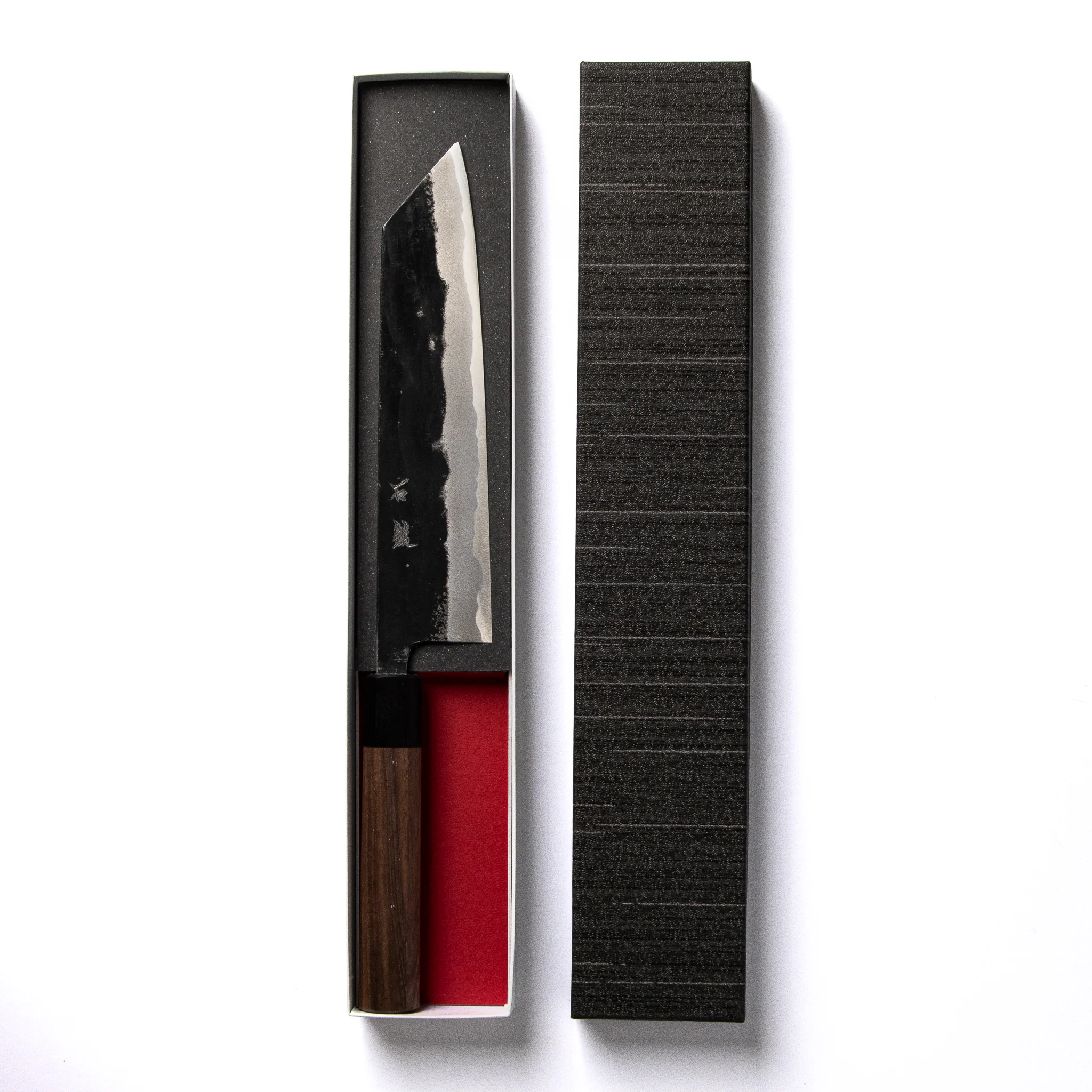 Ishizuchi Blue Super Steel Kiritsuke Knife Walnut Handle - Image 5