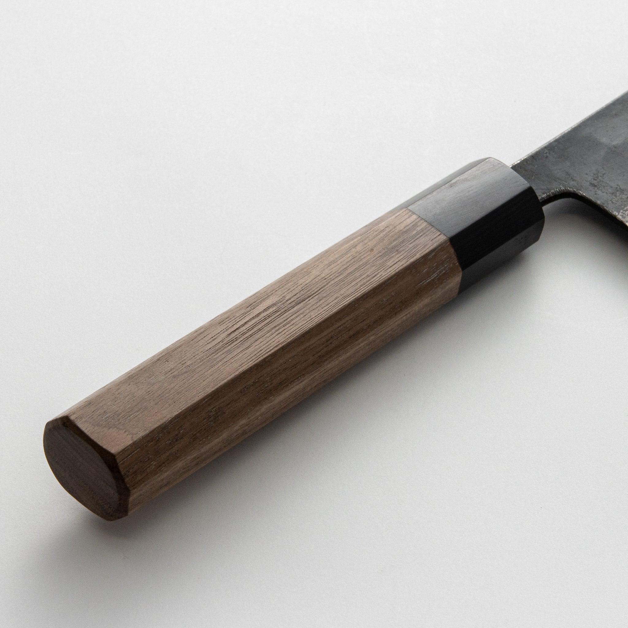 Ishizuchi Blue Super Steel Nakiri Knife Walnut Handle - Image 3