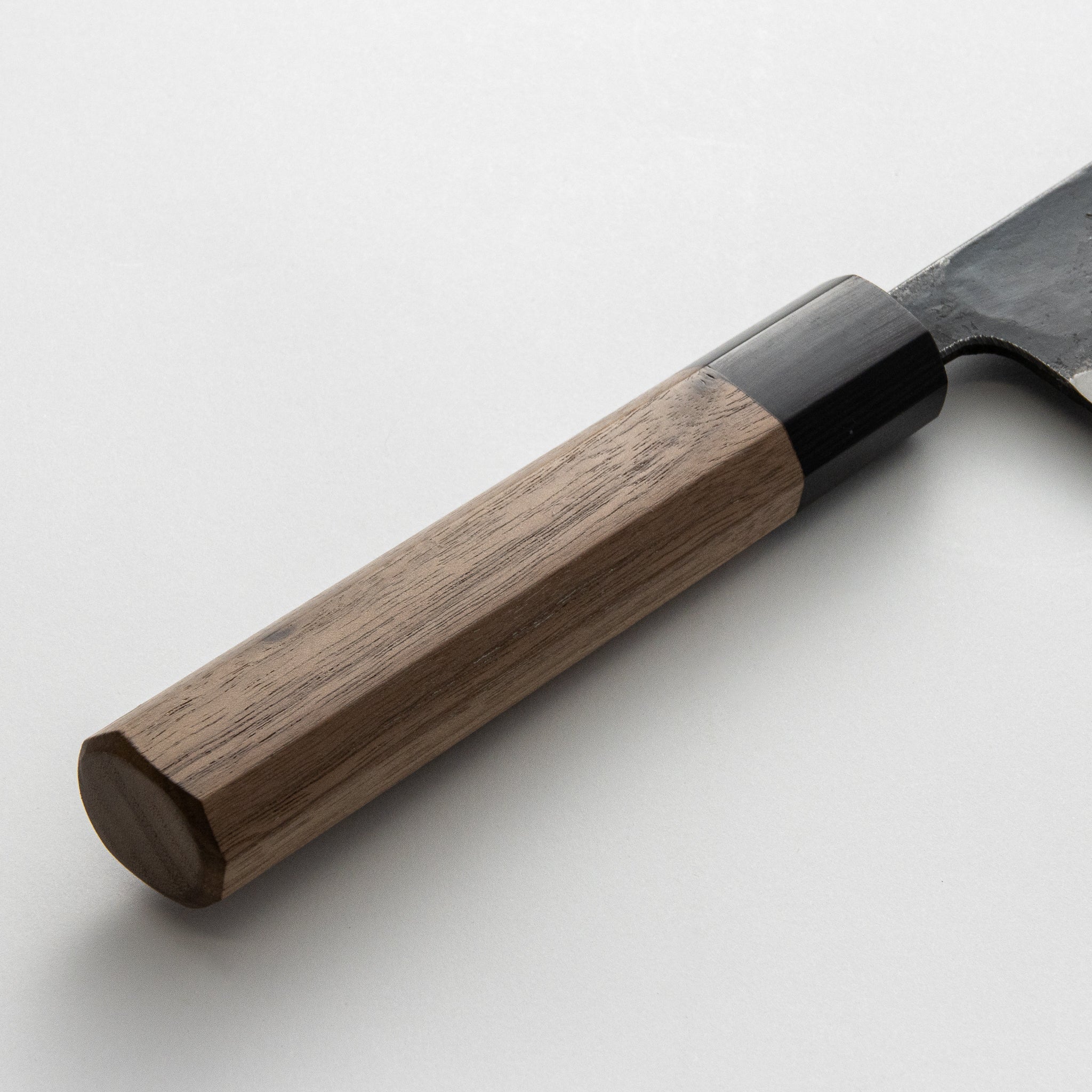 Ishizuchi Blue Super Steel Santoku Knife Walnut Handle - Image 3