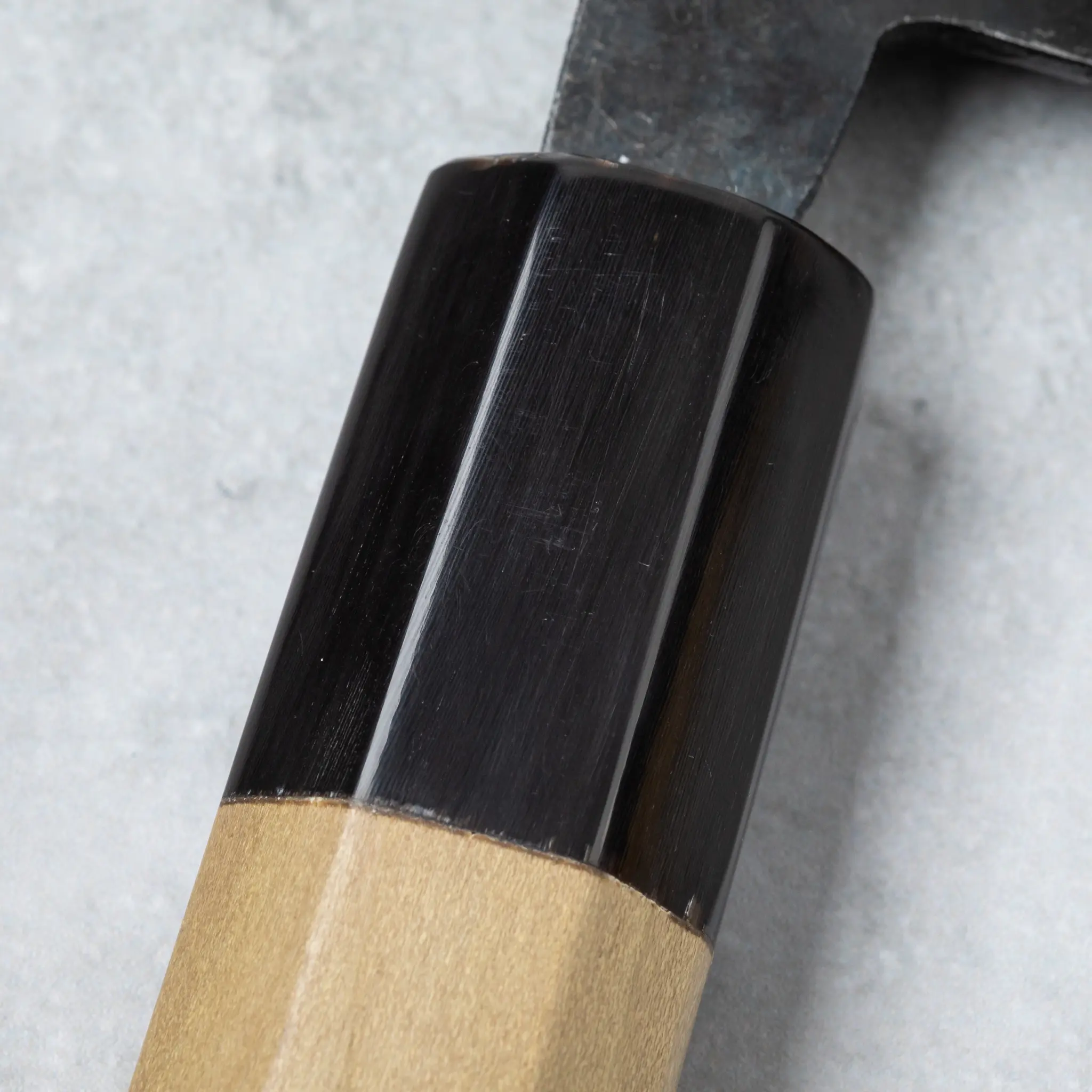 Ishizuchi Blue Steel No.2 Kiritsuke Knife Magnolia Handle - Image 6