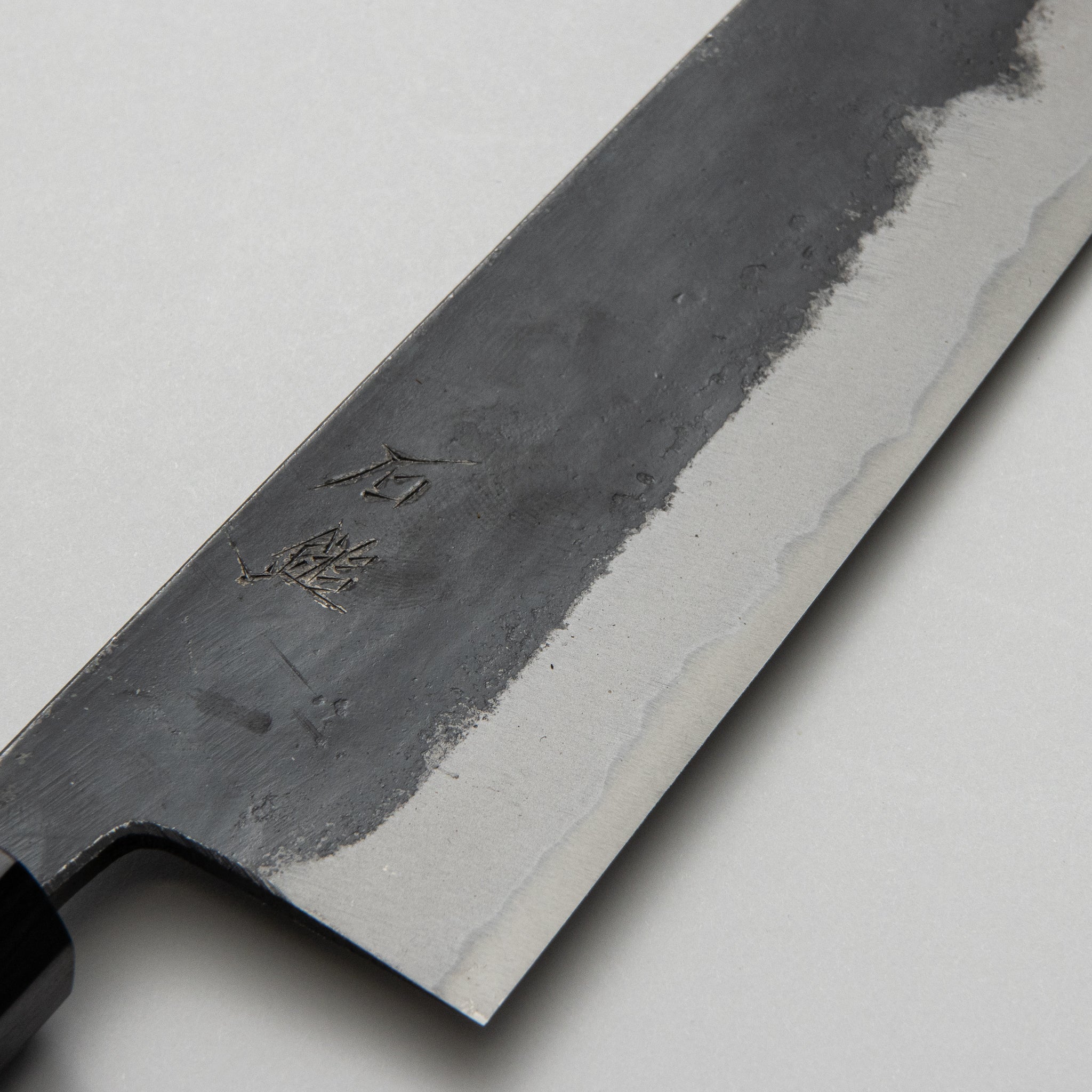 Ishizuchi Blue Super Steel Chef Knife Walnut Handle - Image 4