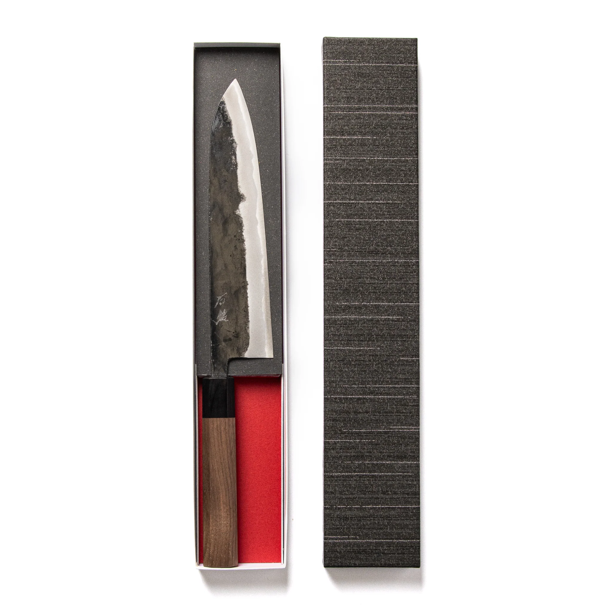 Ishizuchi Blue Super Steel Chef Knife Walnut Handle - Image 5