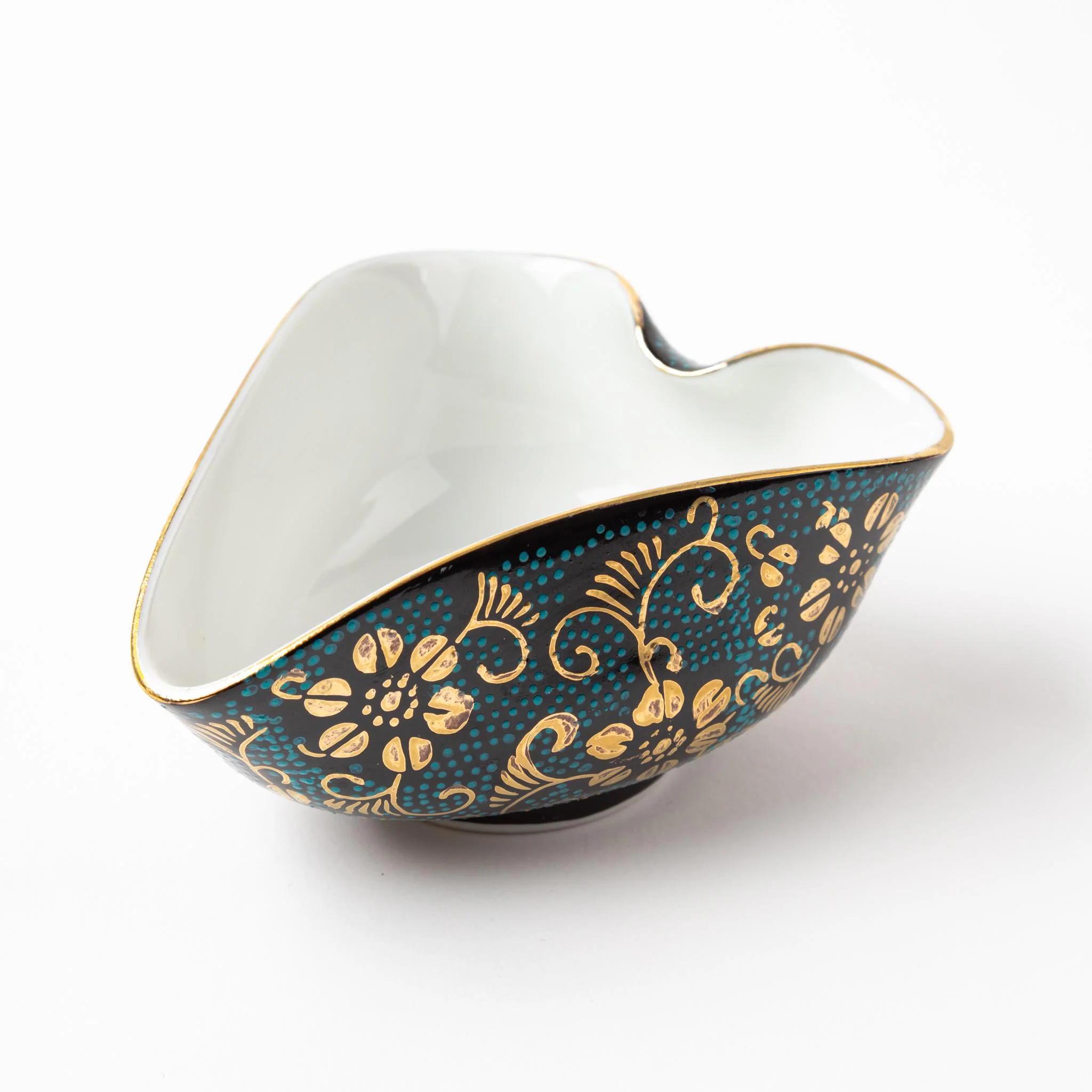 Kutani Aochibu Tessen Tea Set - Image 3