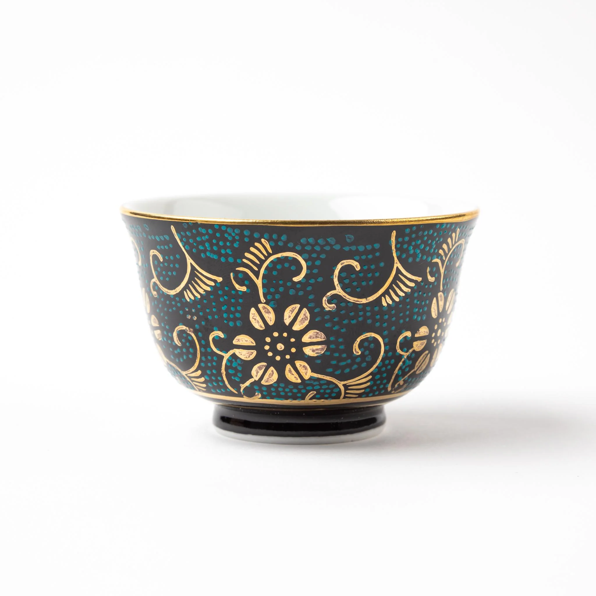 Kutani Aochibu Tessen Tea Set - Image 4