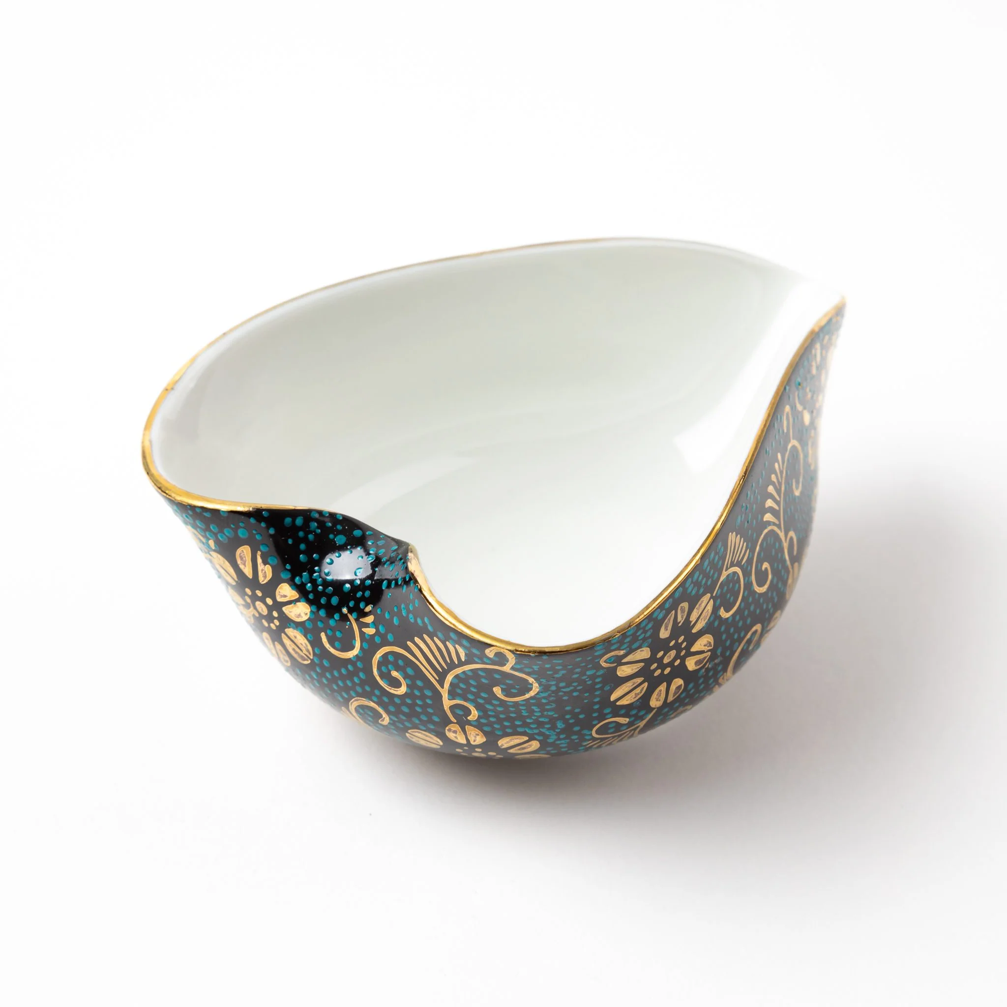 Kutani Aochibu Tessen Tea Set - Image 7