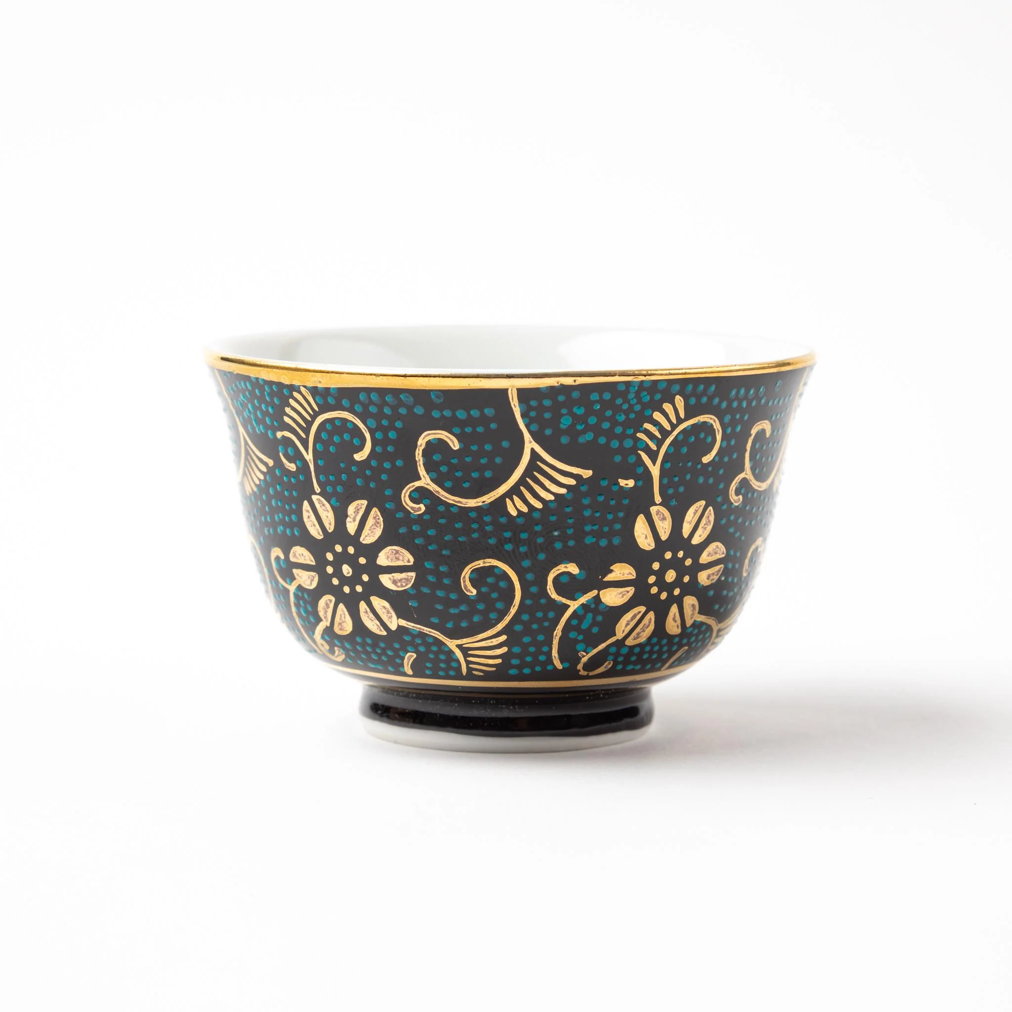 Kutani Aochibu Tessen Tea Set - Image 8