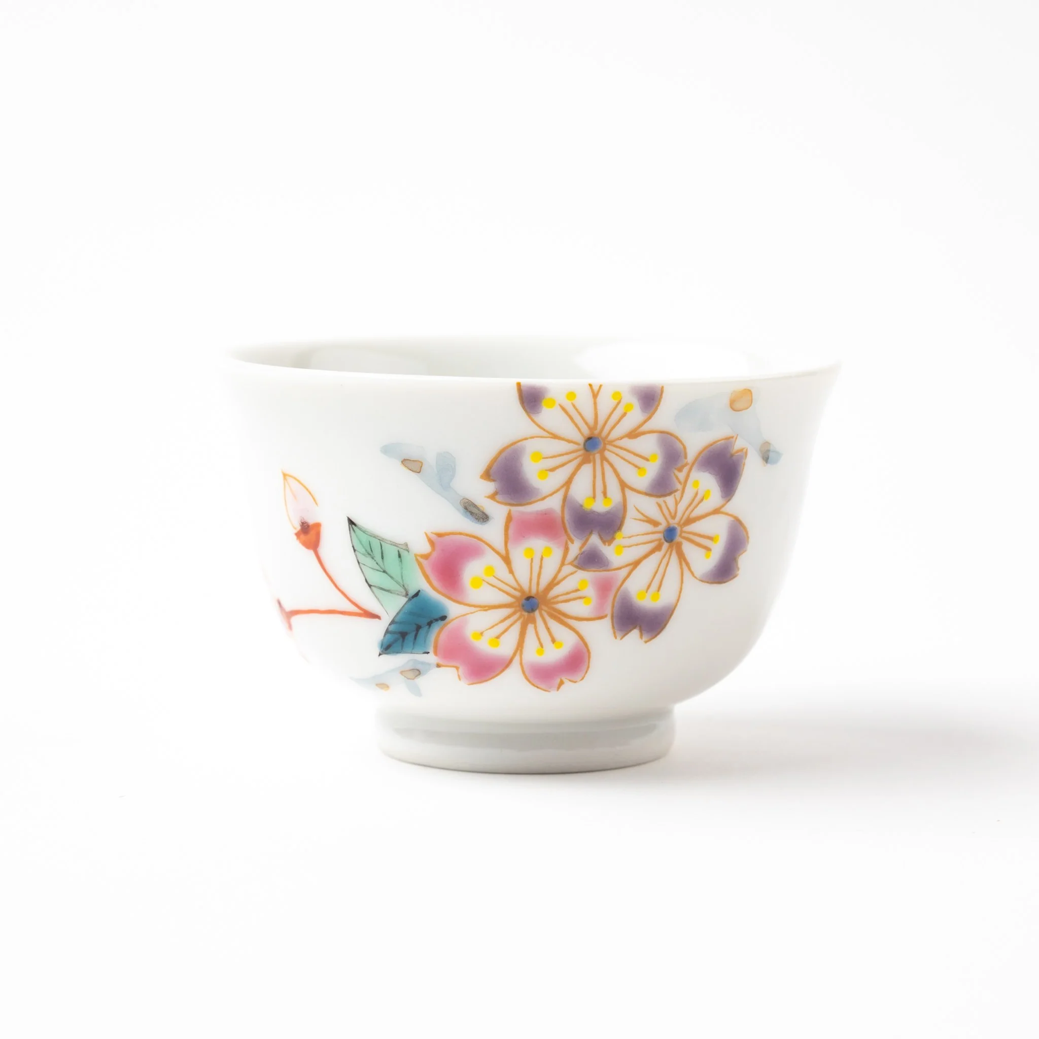 Kutani Japanese Sakura Tea Set by Taishi Kiln - Image 4