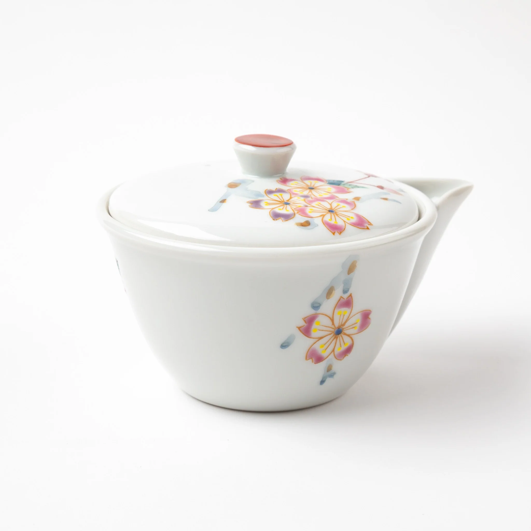 Kutani Japanese Sakura Tea Set by Taishi Kiln - Image 9
