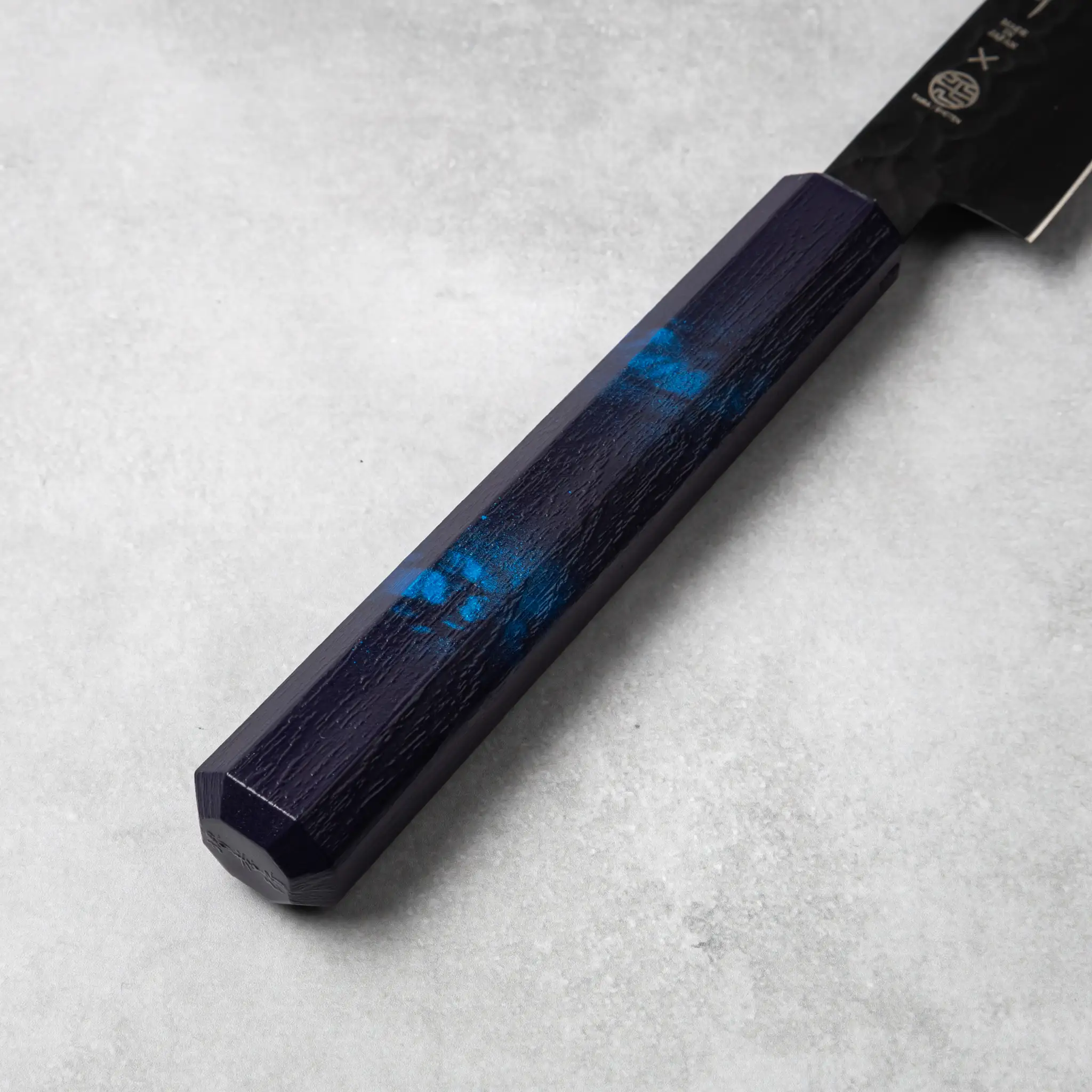 Sakai Takayuki Kurokage VG10 Petty Knife Blue Handle - Image 3
