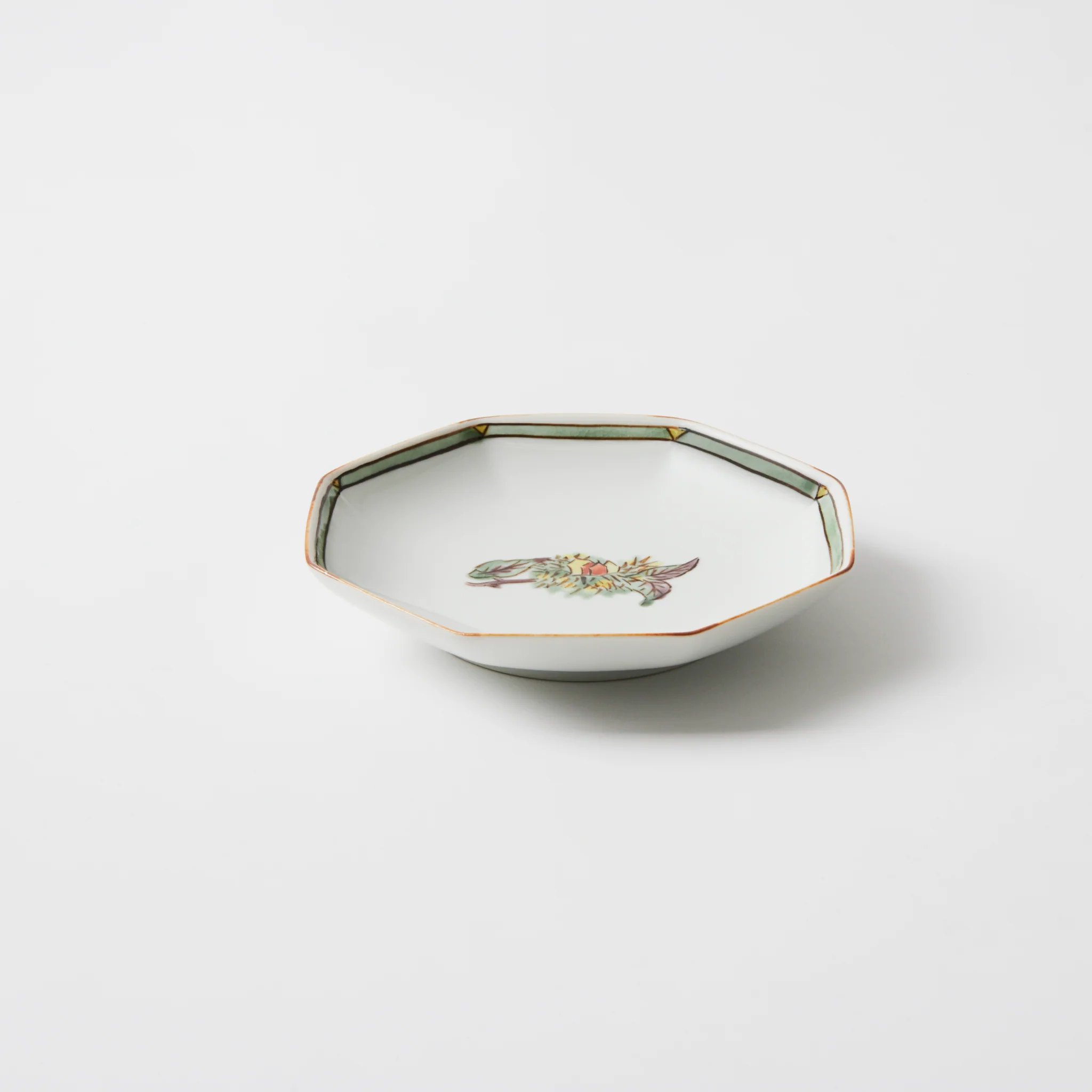 Set of 5 Fruit Patterned Octagonal Plates - Image 11