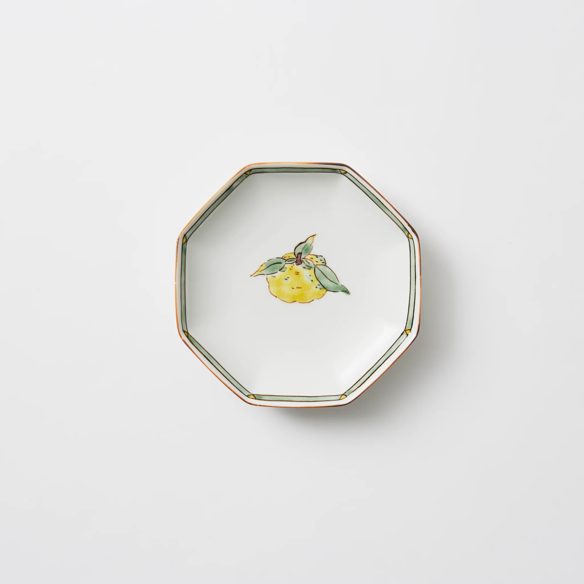 Set of 5 Fruit Patterned Octagonal Plates - Image 3