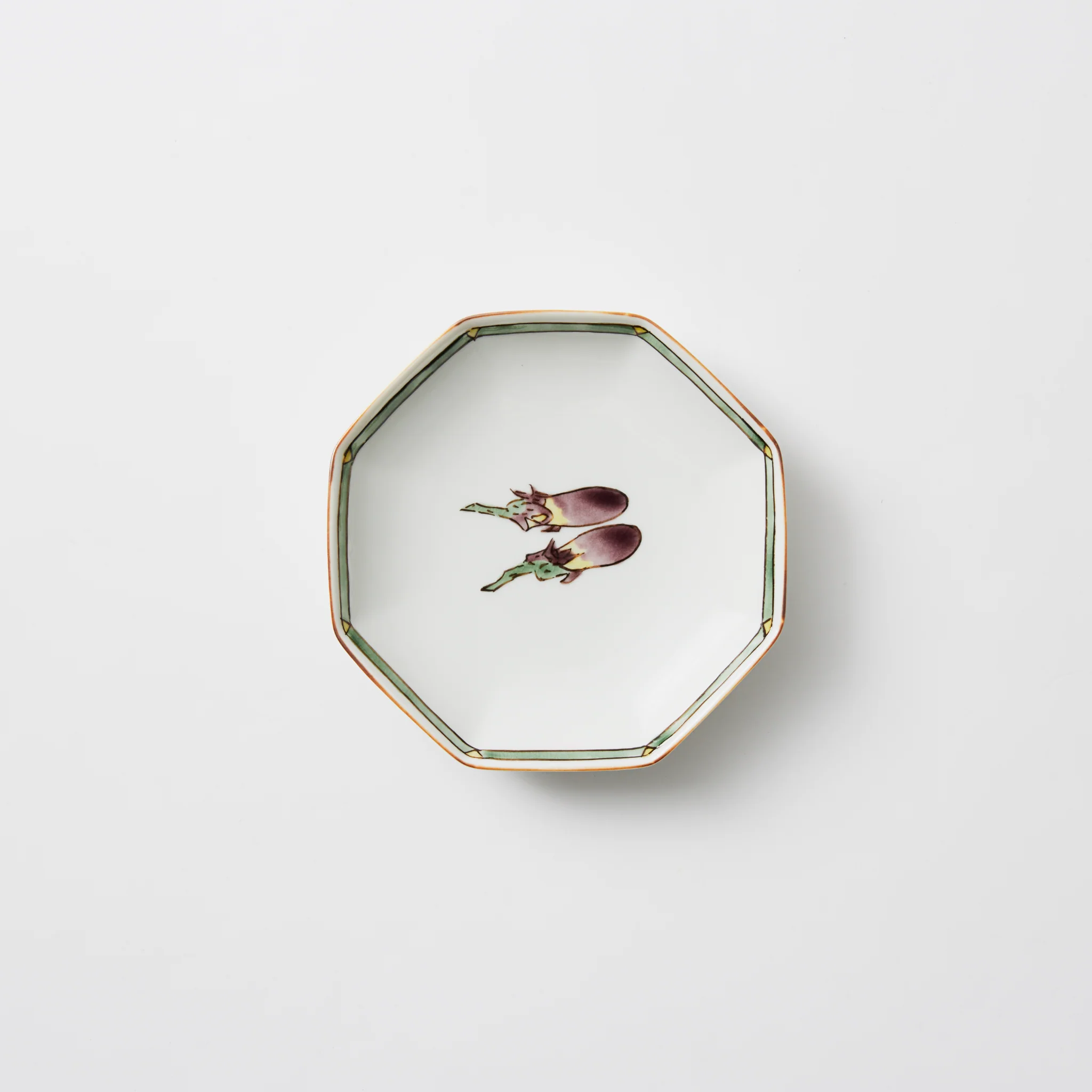Set of 5 Fruit Patterned Octagonal Plates - Image 4