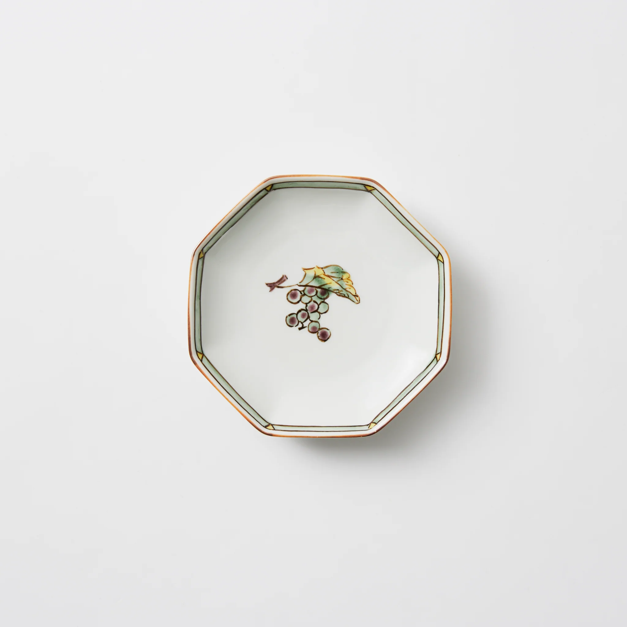 Set of 5 Fruit Patterned Octagonal Plates - Image 5