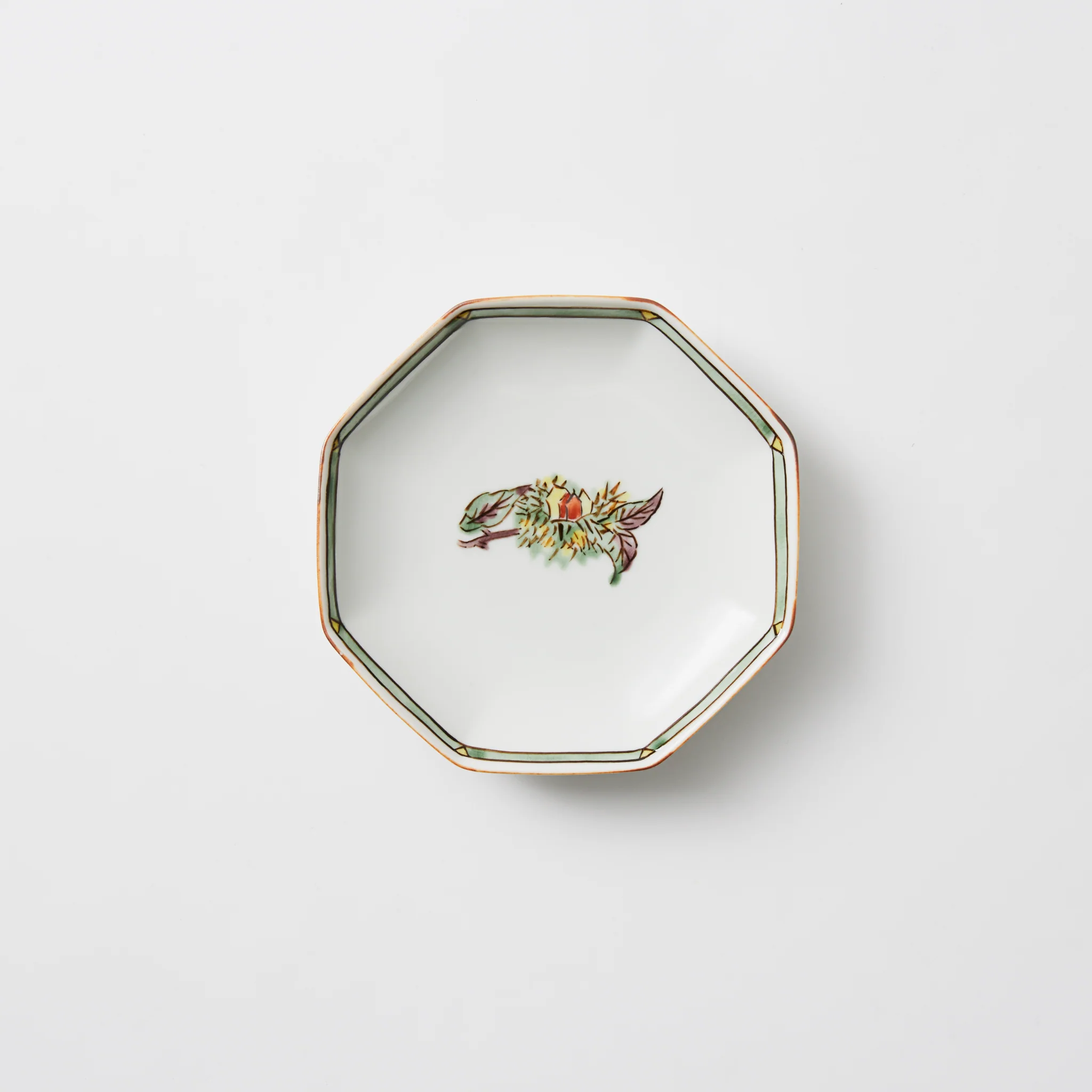 Set of 5 Fruit Patterned Octagonal Plates - Image 6