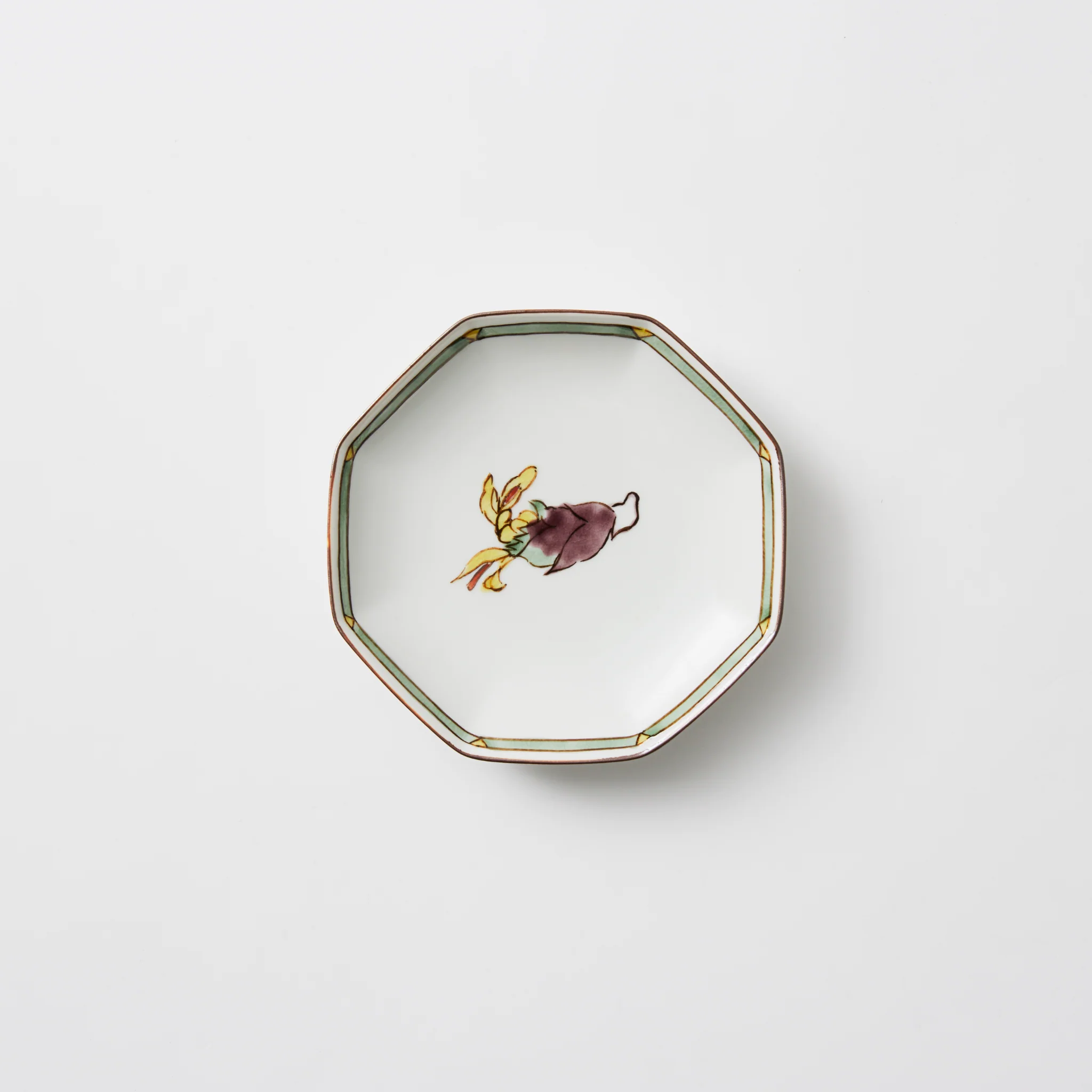 Set of 5 Fruit Patterned Octagonal Plates - Image 7