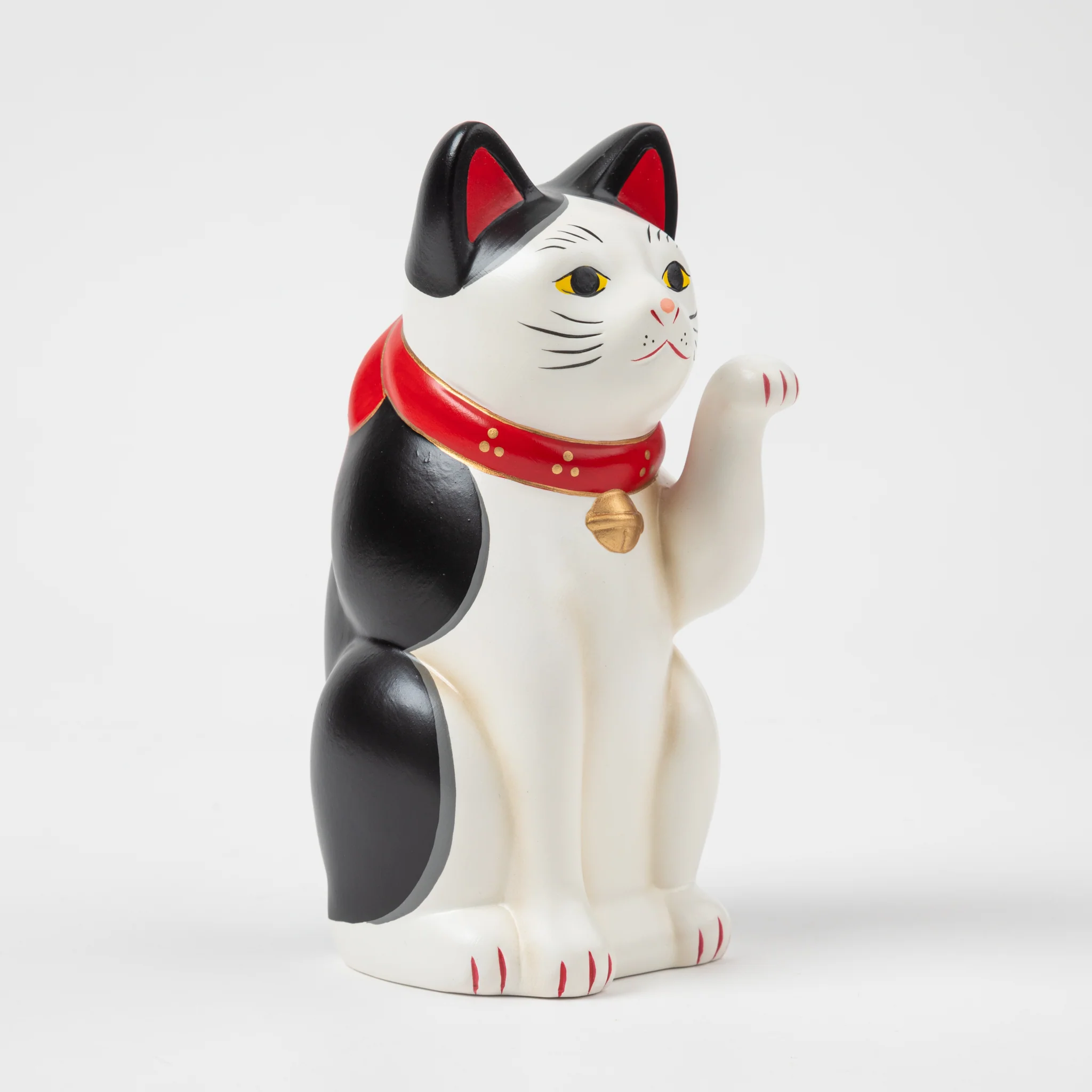 Seto Speckled Left Handed Maneki Neko - Image 4