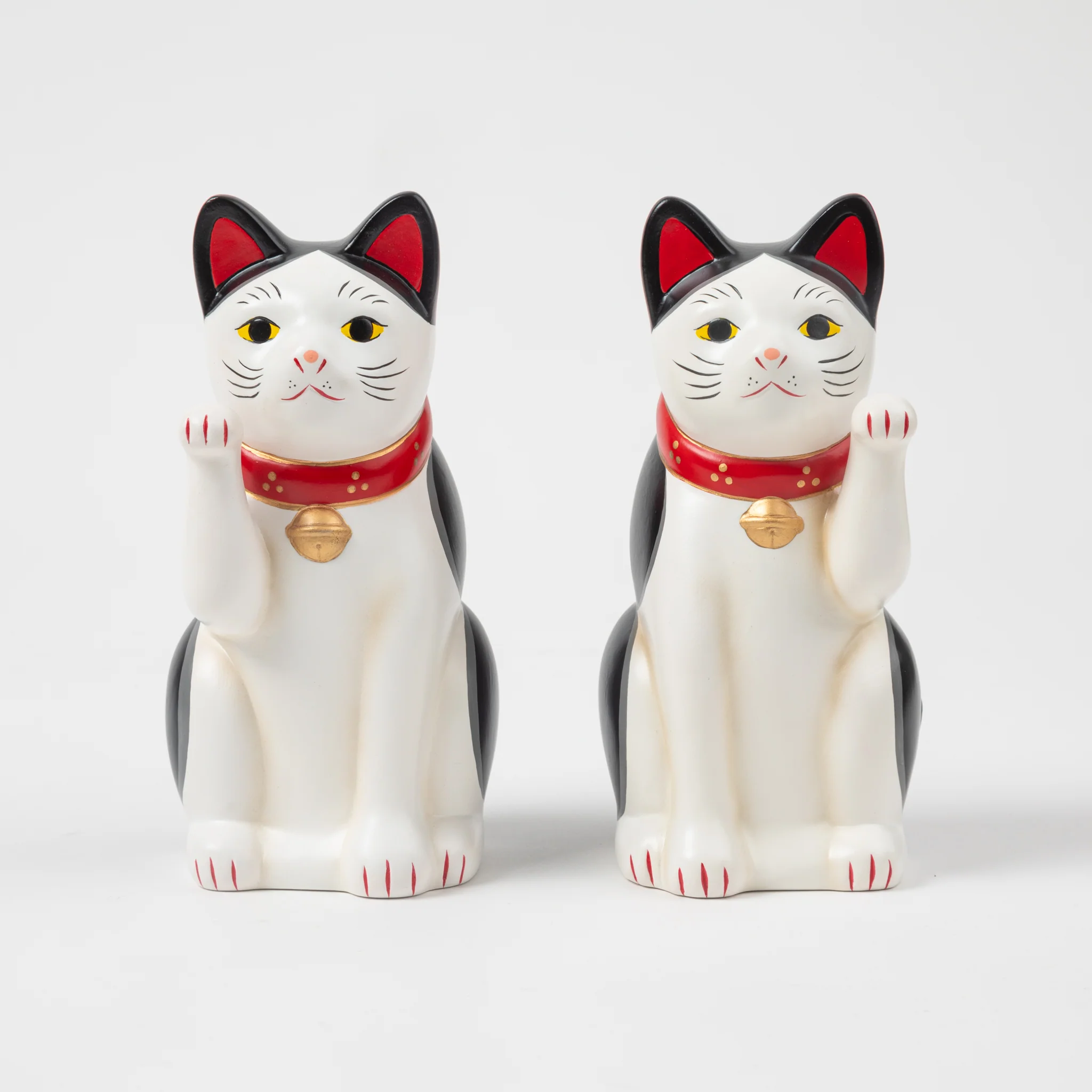 Seto Speckled Left Handed Maneki Neko - Image 5