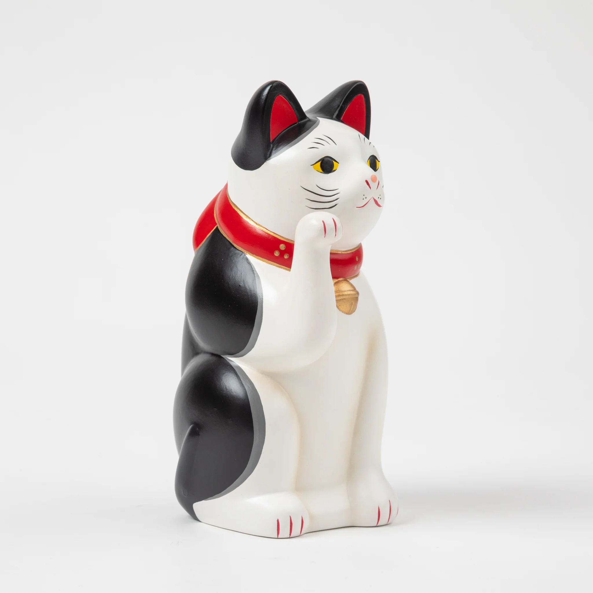 Seto Speckled Right Handed Maneki Neko - Image 3