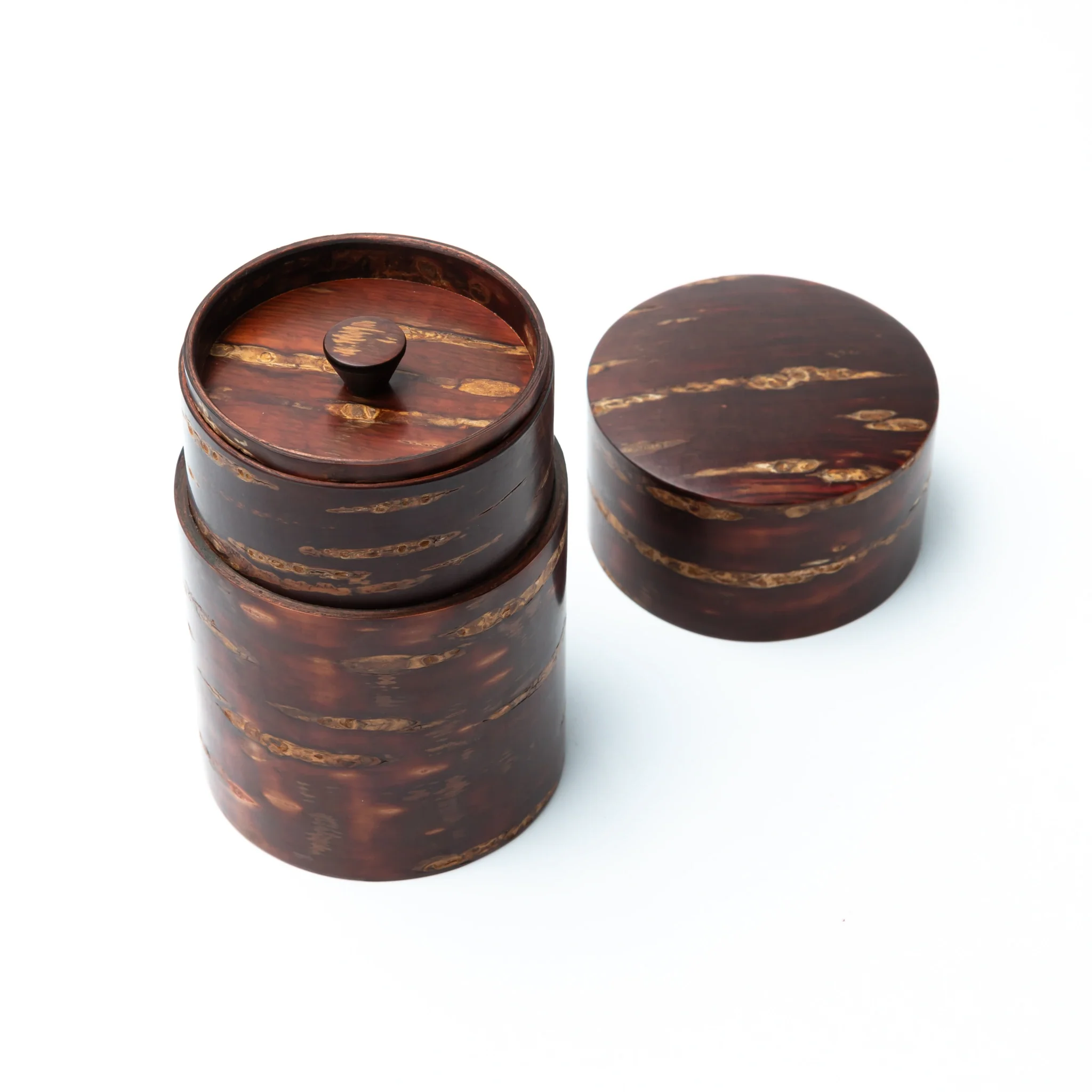 Shizuka-zakura Cherry Bark Tea Canister Set - Image 6