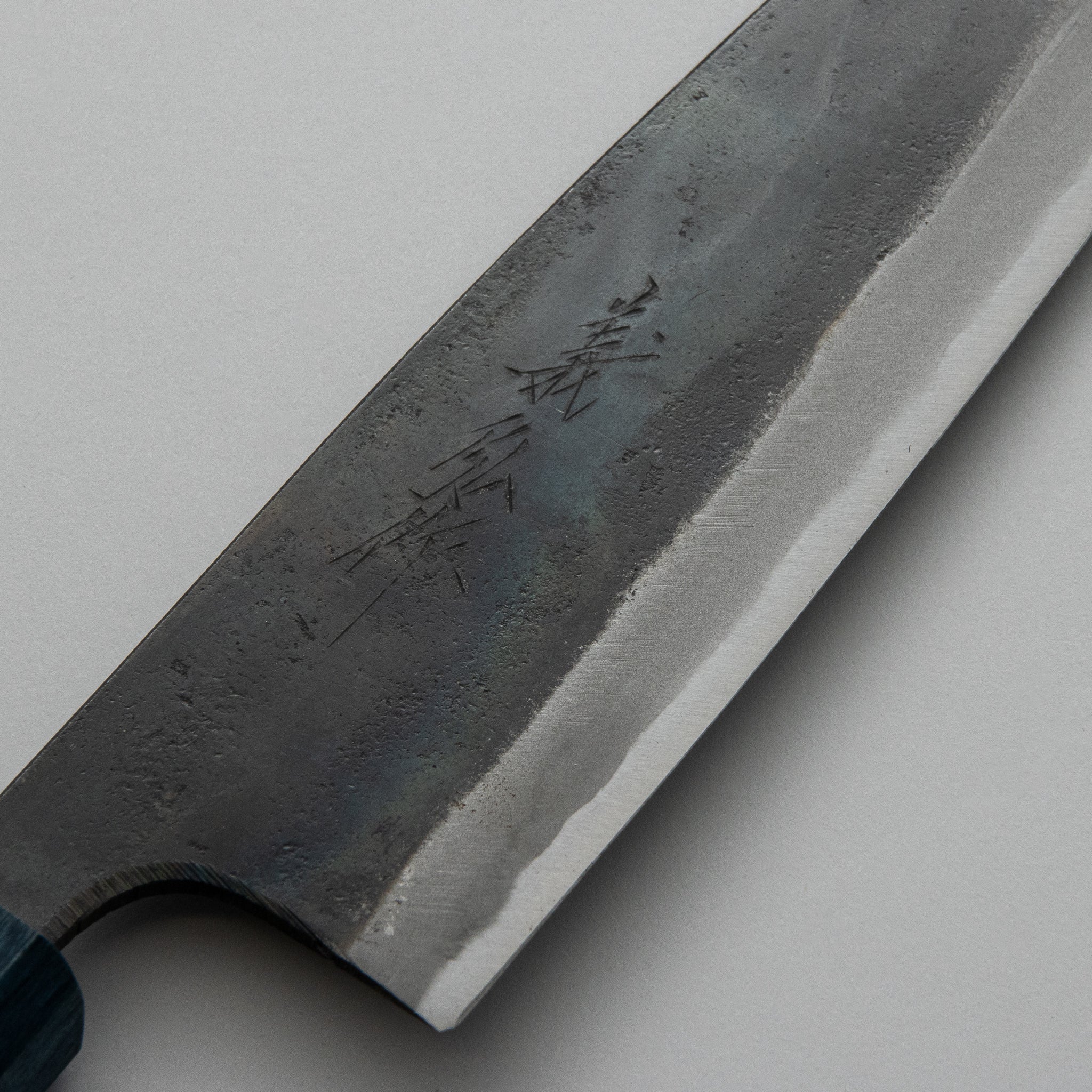 Yamawaki Blue Steel No.2 Santoku Knife - Image 4